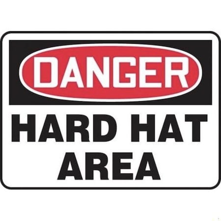 Accuform OSHA DANGER SAFETY SIGN HARD HAT MPPA006VS MPPA006VS